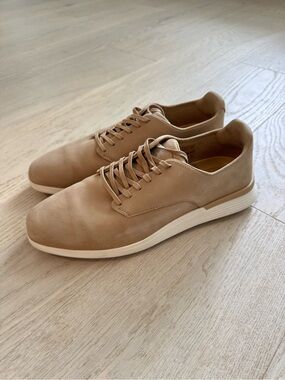 Men's Wolf and Shepherd Crrosover Derby Casual Lace-Up Sneakers in Tan